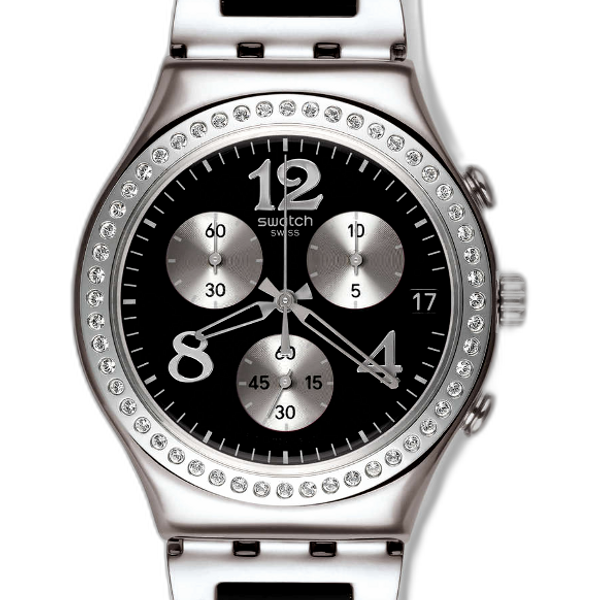 Swatch Secret Thought Black YCS551G Price as of May 2026 | WatchCharts