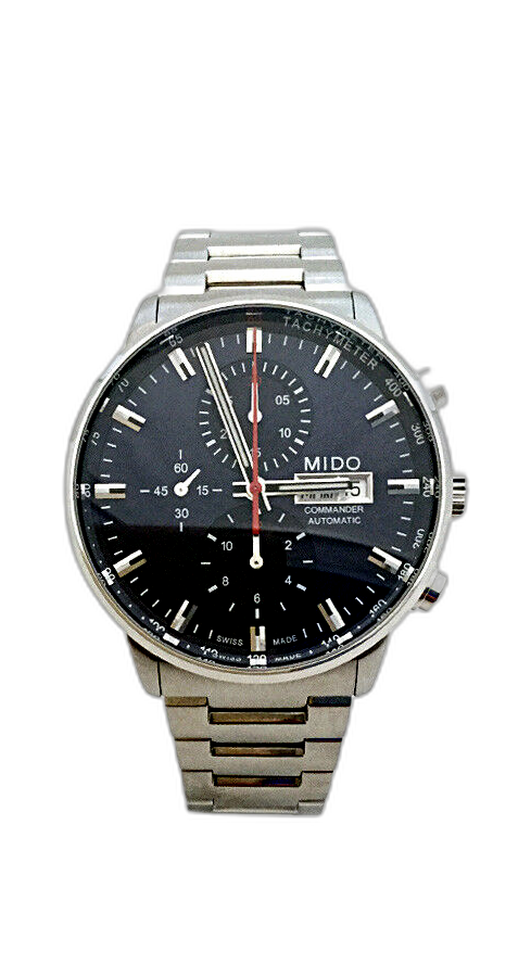 Mido Commander Chronograph Stainless Steel M016.414.11.041.00