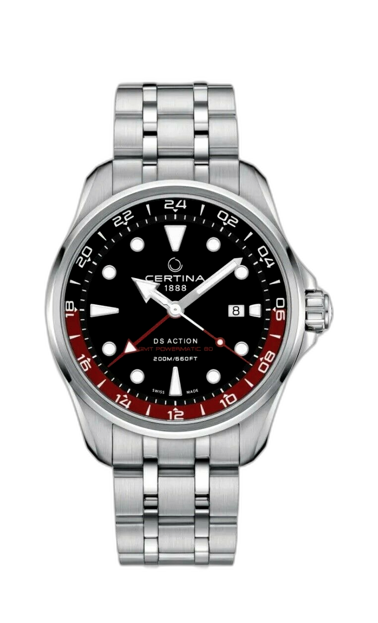 Certina DS Action GMT Powermatic 80 C032.429.11.051.00 Price as of