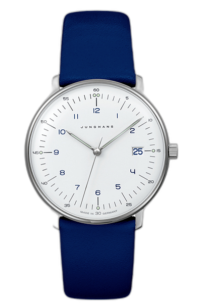 Junghans Max Bill Ladies Blue 047 4540.00 Price Guide Market