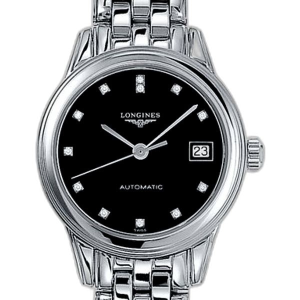 Longines Flagship 26 Automatic Stainless Steel Black Diamond L4