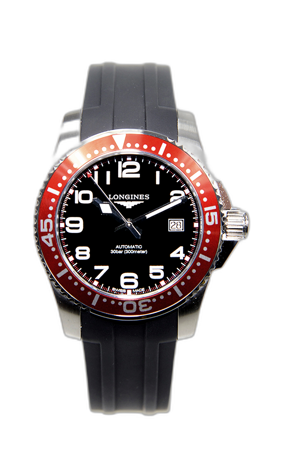 Longines Hydroconquest Automatic 41 Red L3.695.4.59 Price Guide