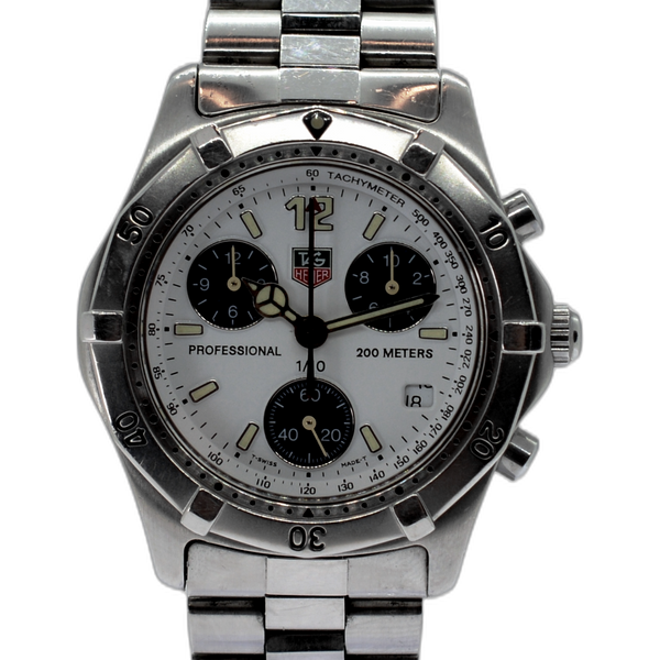 TAG Heuer 2000 Chronograph Stainless Steel CK1111 Price, Specs, Market ...