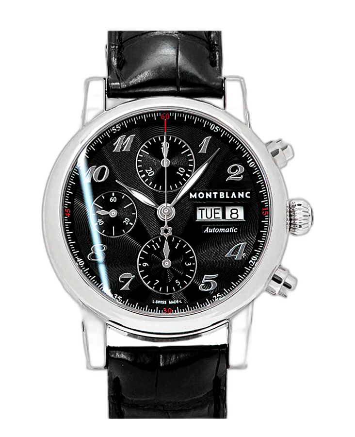 しょう⭐️ Montblanc Star Traditional Chronograph Automatic Black 106467