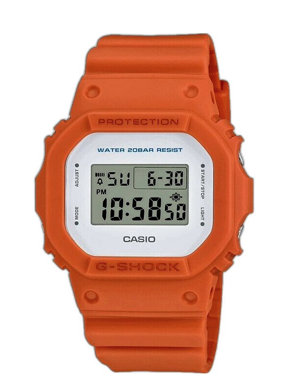 Casio G-Shock DW-5600M-4ER (Module 3229) (Orange) | WatchCharts 