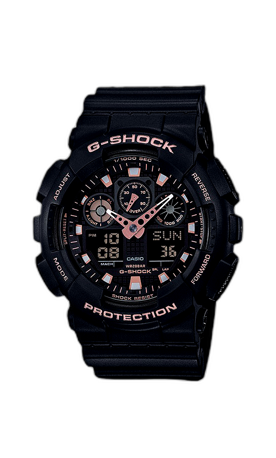 Casio G SHOCK GA 100GBX 1A4 Watch Men s CASIO G SHOCK G STEEL G SHOCK Divers WatchCharts Marketplace