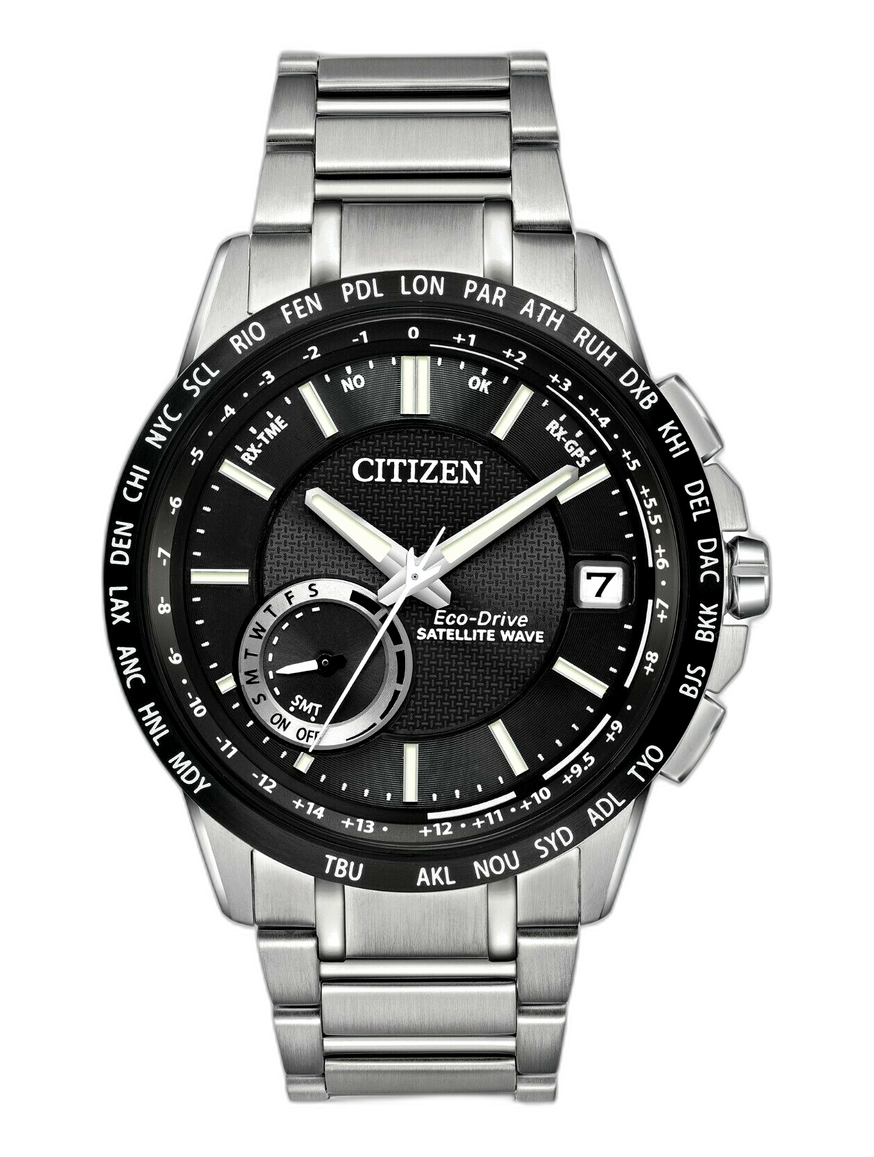 Citizen Satellite Wave Eco-Drive World Time CC3005-85E Price as of