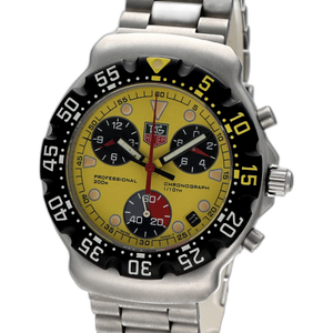 VINTAGE TAG HEUER FORMULA 1 F1 CHRONOGRAPH CA1213 YELLOW