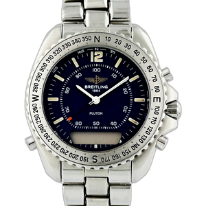 Montre suisse homme BREITLING PLUTON A51038 quartz acier