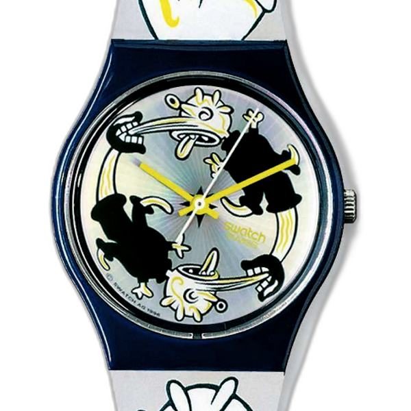 Swatch Twitch Twins GN168 Price as of June 2026 | WatchCharts