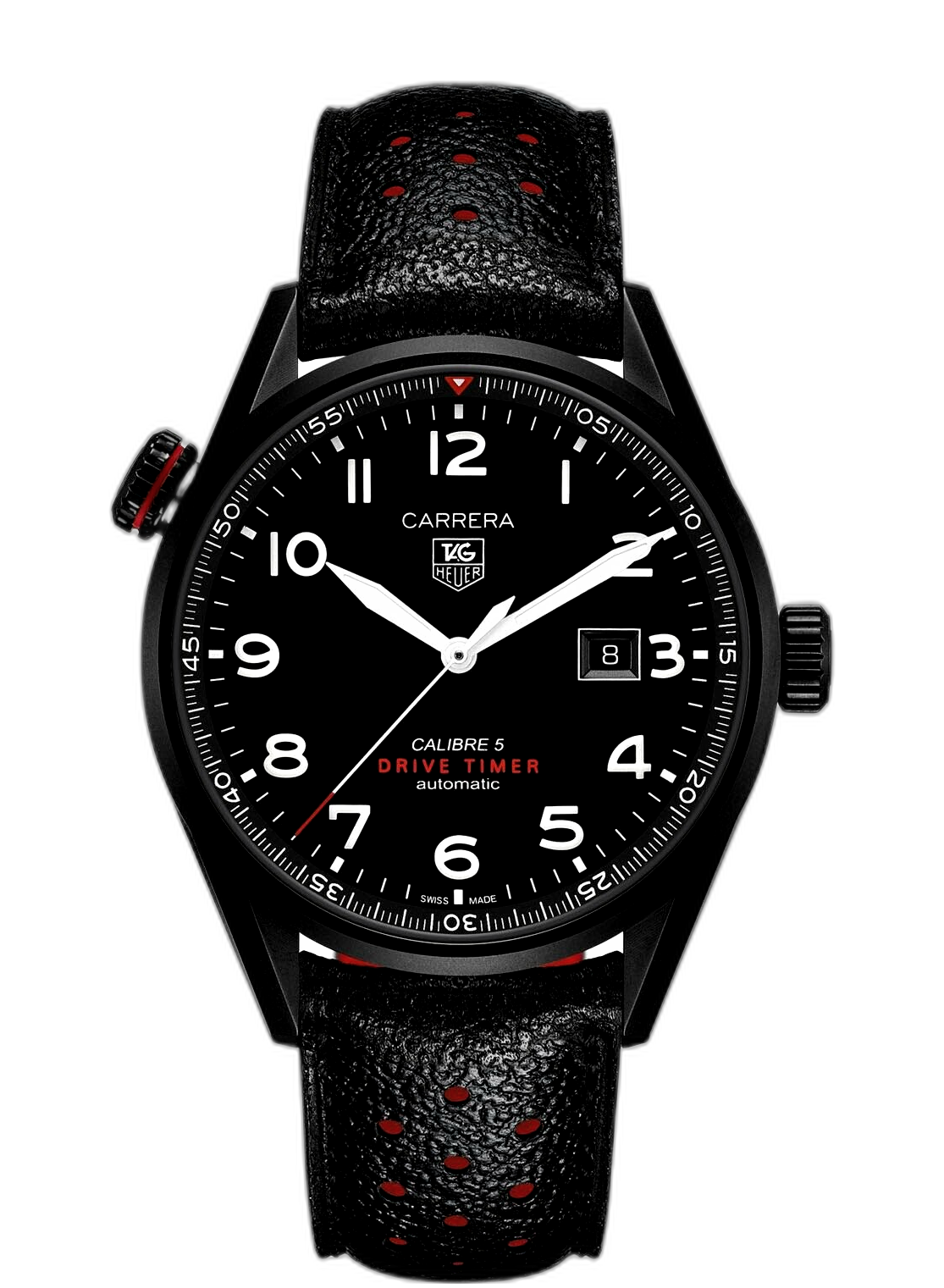 TAG Heuer Carrera Calibre 5 Drive Timer 43 Titanium WAR2A80
