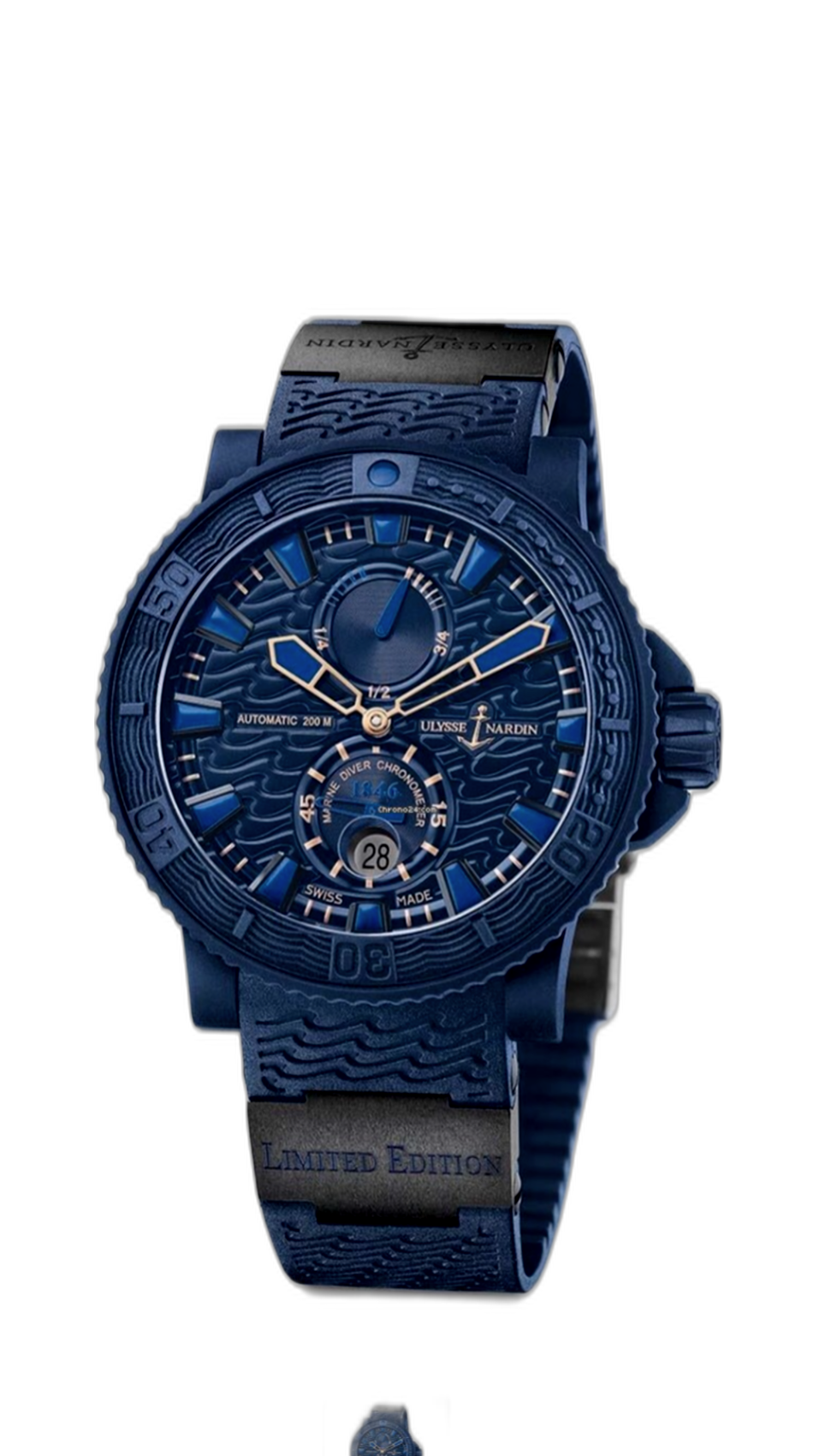 12000 Ulysse Nardin 263 99 Diver Maxi Blue Ocean Limited Watch