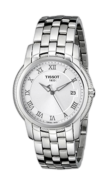 T031.410.11.033.00 Tissot Ballade III Quartz Silver Dial Mens Watch