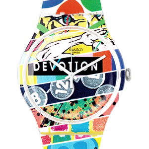 新品・未使用【Swatch 】WHITE LOOP SUOZ170 2014年 - メルカリ
