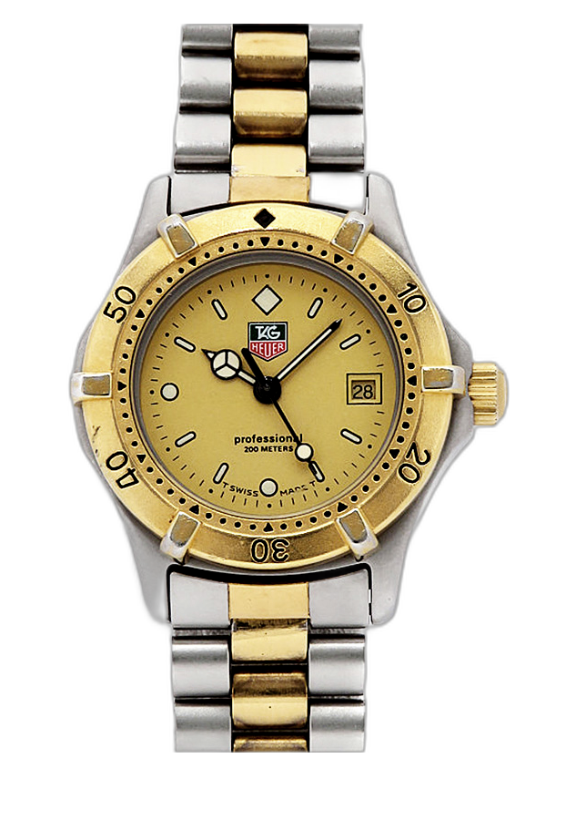 Tag heuer 2000 gold hot sale