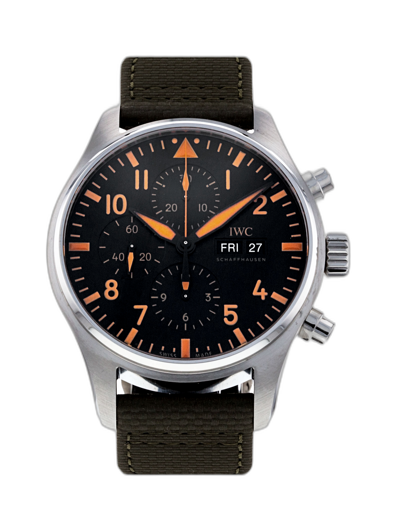 IWC Pilots Chronograph Watches Of Switzerland 20th Anniversary