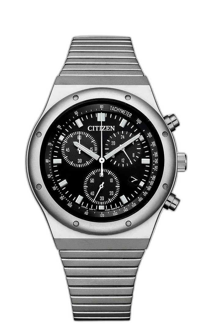 CITIZEN COLLECTION RECORD LABEL 1984 Chronograph AT2540-57E Eco