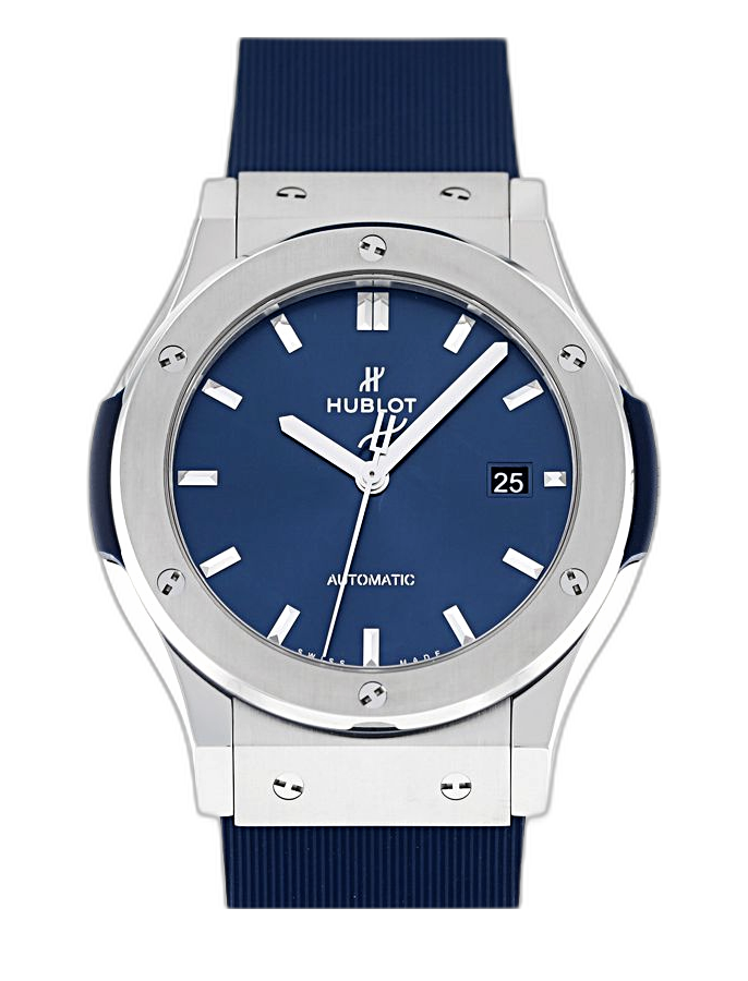 Hublot Classic Fusion Titanium Blue 42 542.NX.7170.RX Price as of
