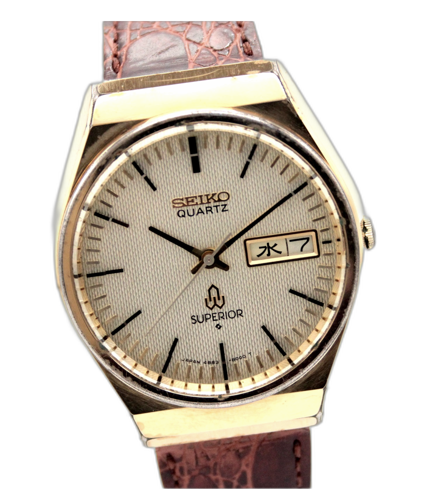 セイコー スーペリア 4883-8100クォーツ不動 時計 セイコー SEIKO SUPERIOR スーペリア 4883-8100 磁性ハードステン