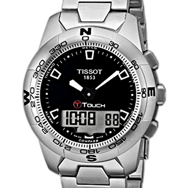 Tissot T-Touch II Black Bracelet T047.420.11.051.00 Price as of January ...
