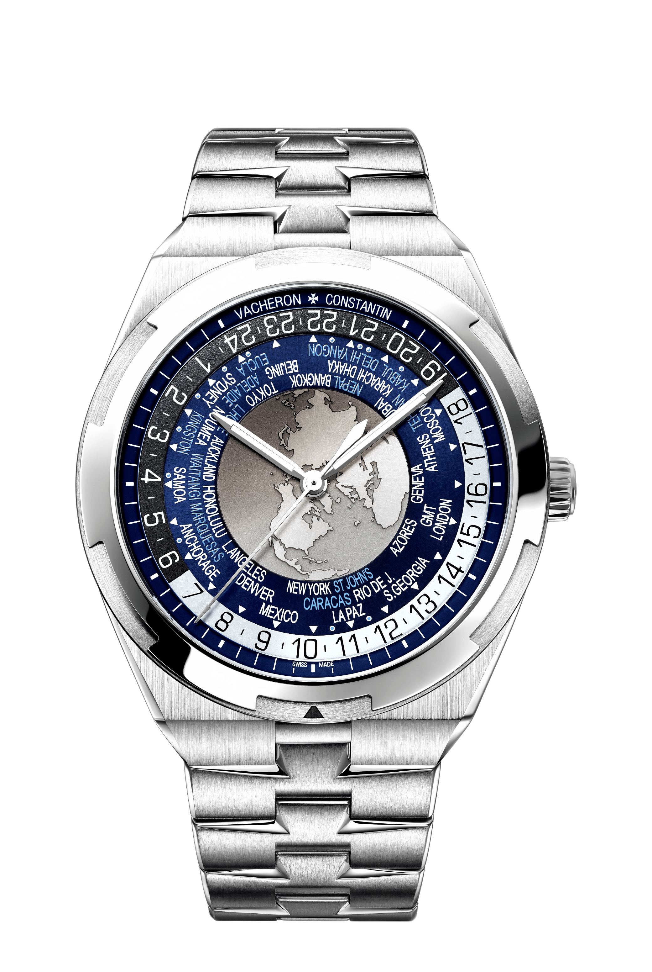 Vacheron Constantin Overseas World Time Blue 7700V 110A B172