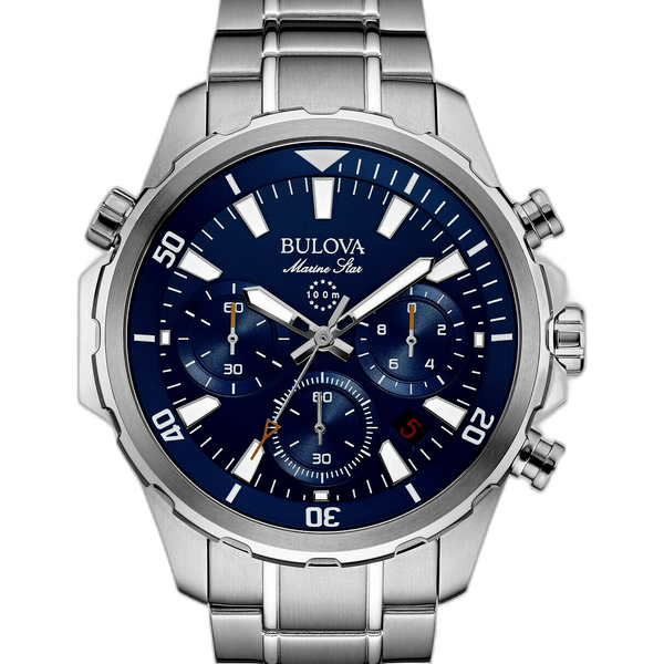 Bulova Marine Star Chronograph 96B256 Price, Specs, Market Insights ...