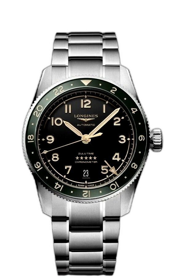 Longines Spirit Zulu Time 39 Stainless Steel L3.802.4.63 Price as