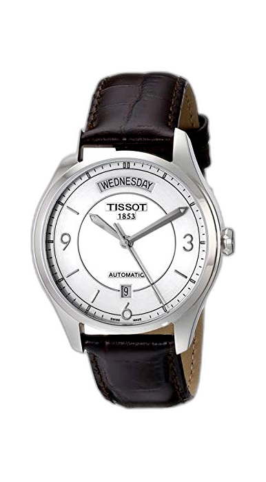 Tissot T Classic T One Automatic Grey Dial Silver Steel Strap Watch For Men - T038.430.11.067.00 main image 0
