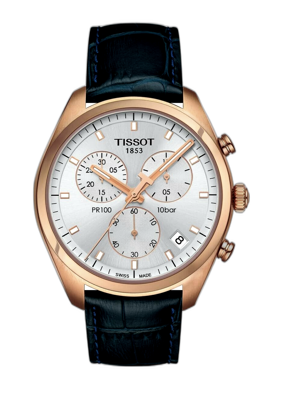 Tissot PR 100 Chronograph Quartz 41 Rose Gold T101 417 36 031 00 Price tissot-pr-100-chronograph-quartz-41-rose-gold-t101-417-36-031-00-price