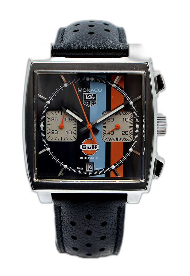 TAG Heuer Monaco Vintage Calibre 12 Gulf Chronograph CAW2113