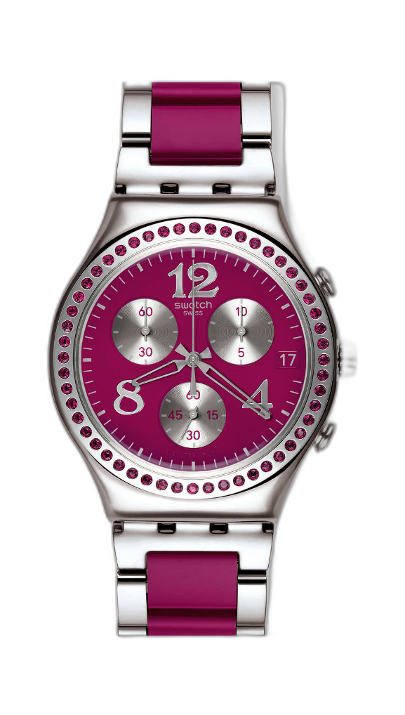 50MM Milano Expressions Silicon Band Watch – Raspberry Smoke Online Store