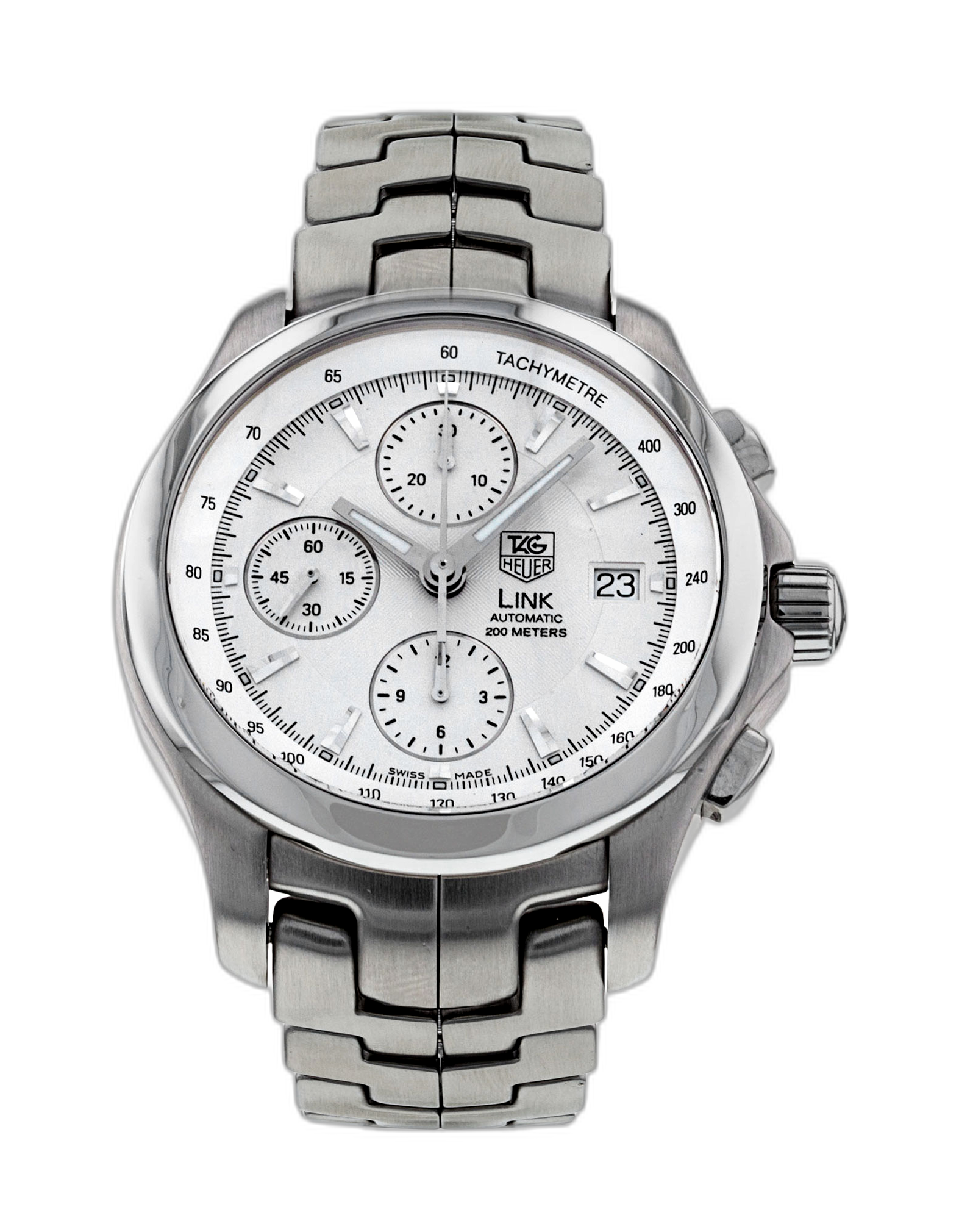 Tag heuer link automatic best sale 200 meters sapphire crystal