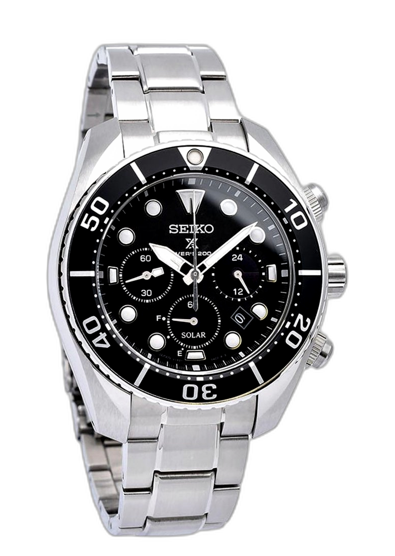 Seiko solar sale chrono diver