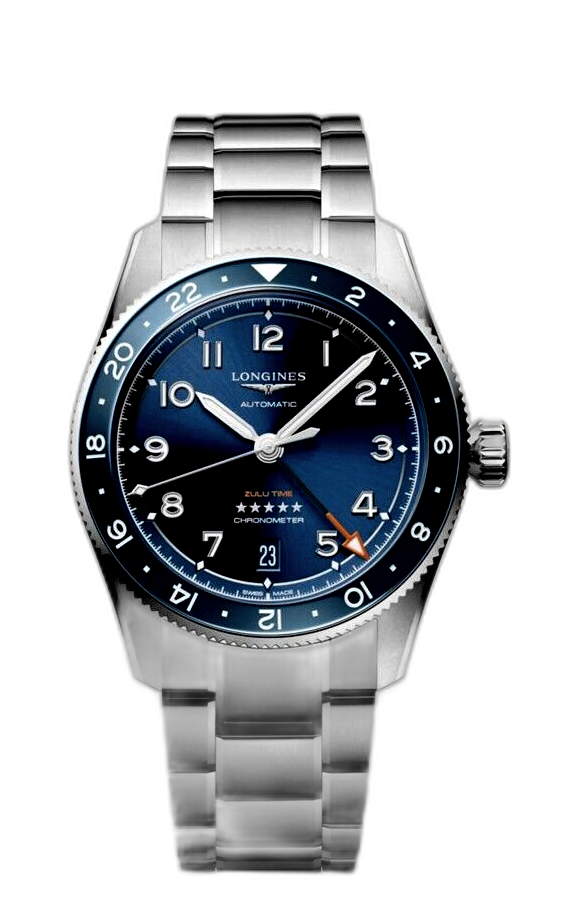 Longines Spirit Zulu Time 39 Stainless Steel L3.802.4.93 Price as
