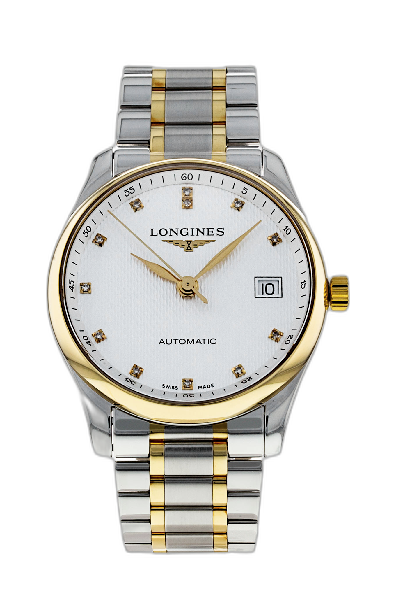 Longines Master Collection Date 36 Two Tone Diamond L2.518.5.77