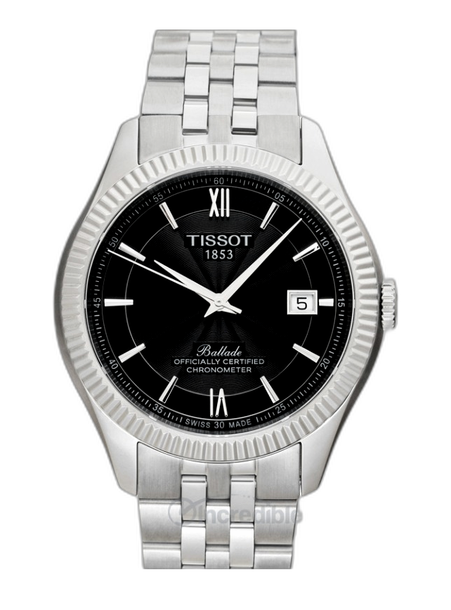 Tissot T-Classic Ballade Powermatic 80 Silicium T108.408.11.058.00 ...