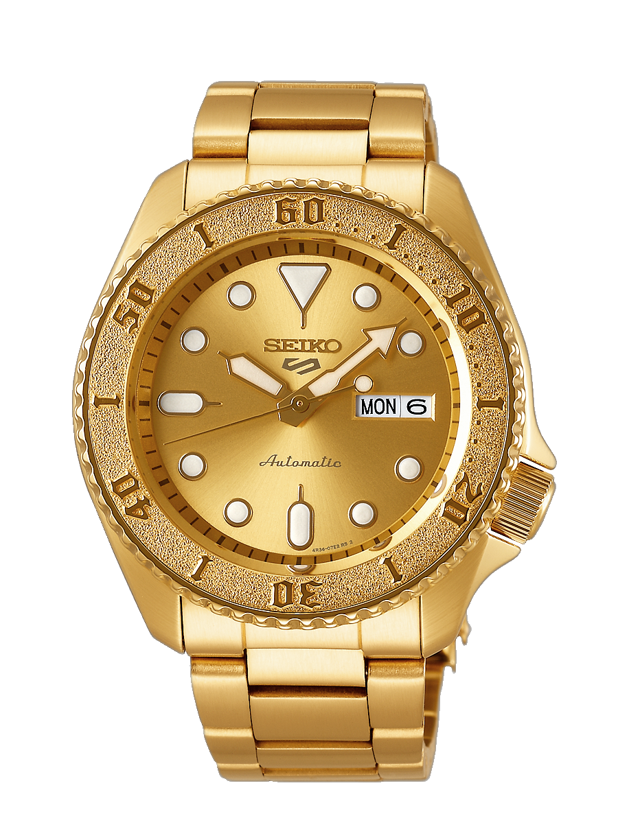 Seiko 5 discount sports gold price