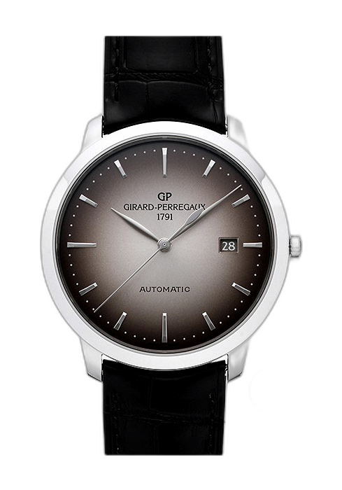 Girard Perregaux 1966 40 Stainless Steel Black Alligator Strap