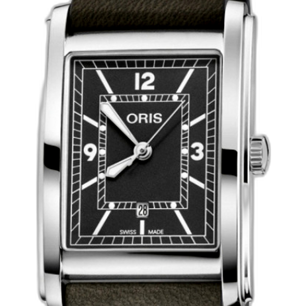 Oris Rectangular Date 25.5 Stainless Steel 561 7783 4063 Price as of ...