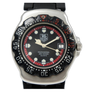 Near MINT ] TAG Heuer 374.513 Formula1 Professional 200m Black QZ