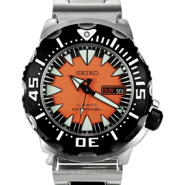 Seiko 2nd Generation Orange Black Monster SRP315 Price Guide