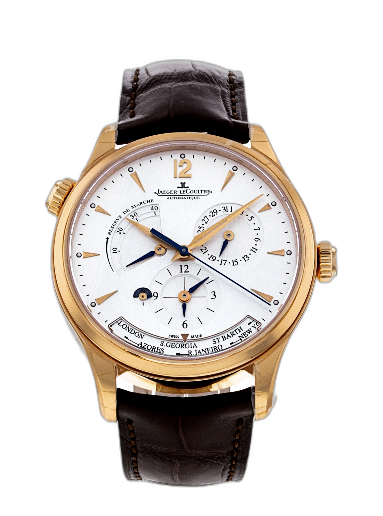 Jaeger LeCoultre Master Geographic Pink Gold 1422521 Price Guide