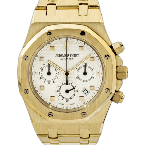 クラシックゴールド置時計 Audemars Piguet Royal Oak 25960 Chronograph Yellow Gold 25960BA