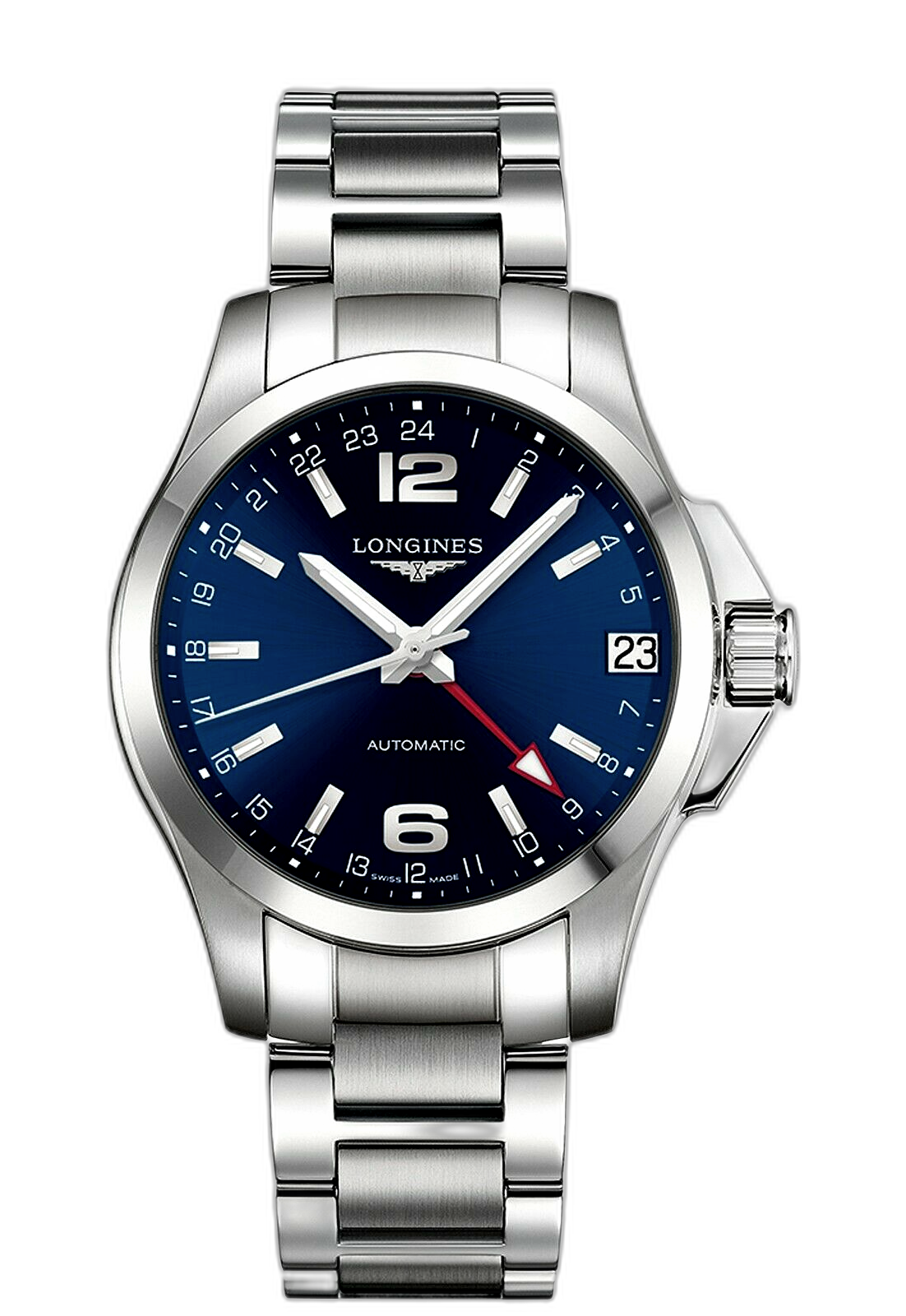 Longines conquest gmt best sale