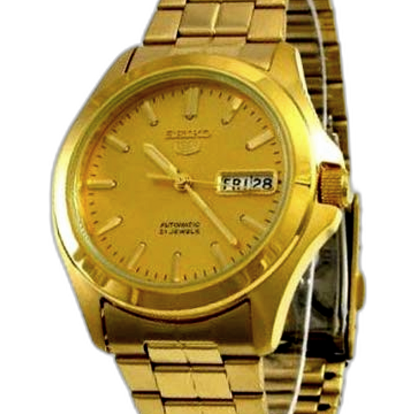 Seiko 5 hot sale gold price