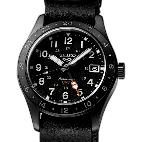 seiko 5 sports field deception mechanical gmt watch