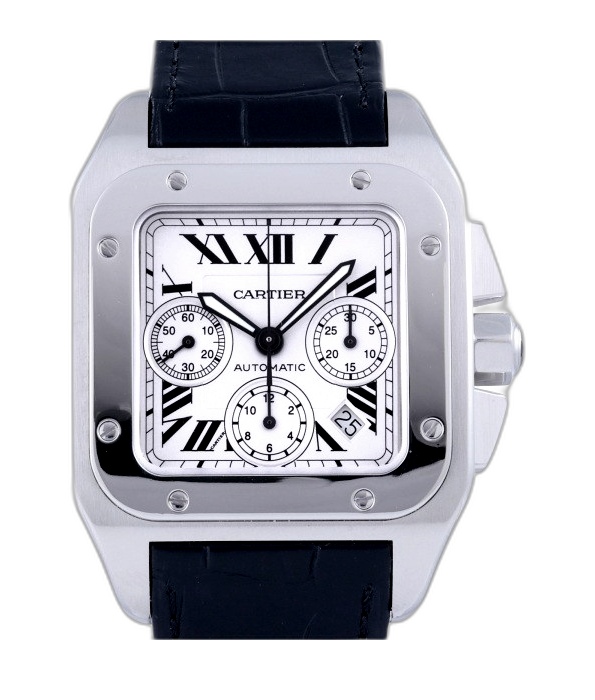 Cartier Santos 100 Chronograph W20090X8 Price Specs Market Insights WatchCharts