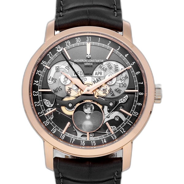 Vacheron Constantin Traditionnelle Complete Calendar Openface Pink