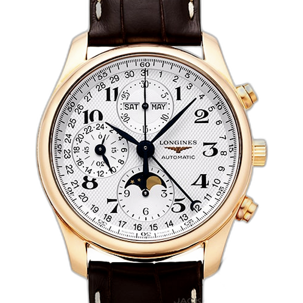 Longines master collection moonphase on sale gold