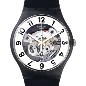Swatch SUOB134 SUOB134 7 610522 69012… Swatch Watch Originals Archi-Mix Skeletor Black Silicone 41mm